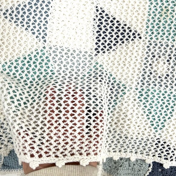 Vintage BEA CLASSICS Crochet Sweater Size L - Picture 8 of 12